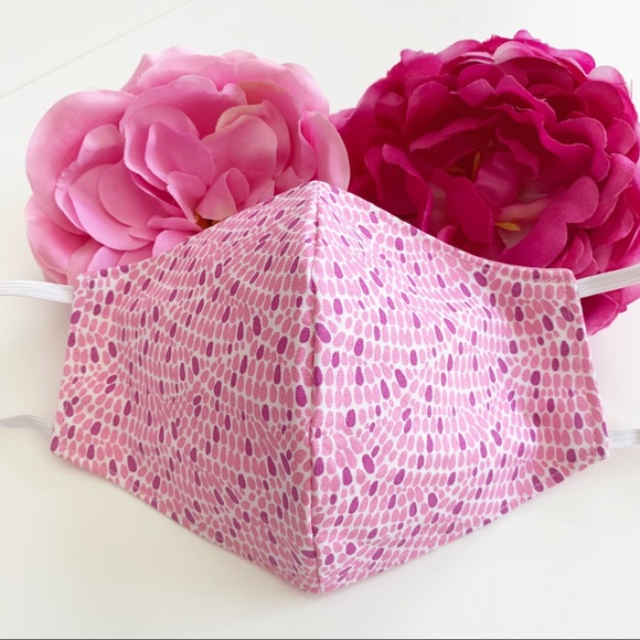 2/$20 Triple Layer Handmade Face Mask - Picture 2 of 7